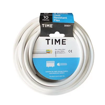 Time 3093Y White Cable 1.5mm² X 10m 2 Time 3093Y White Cable 1.5mm² X 10m - Image 2