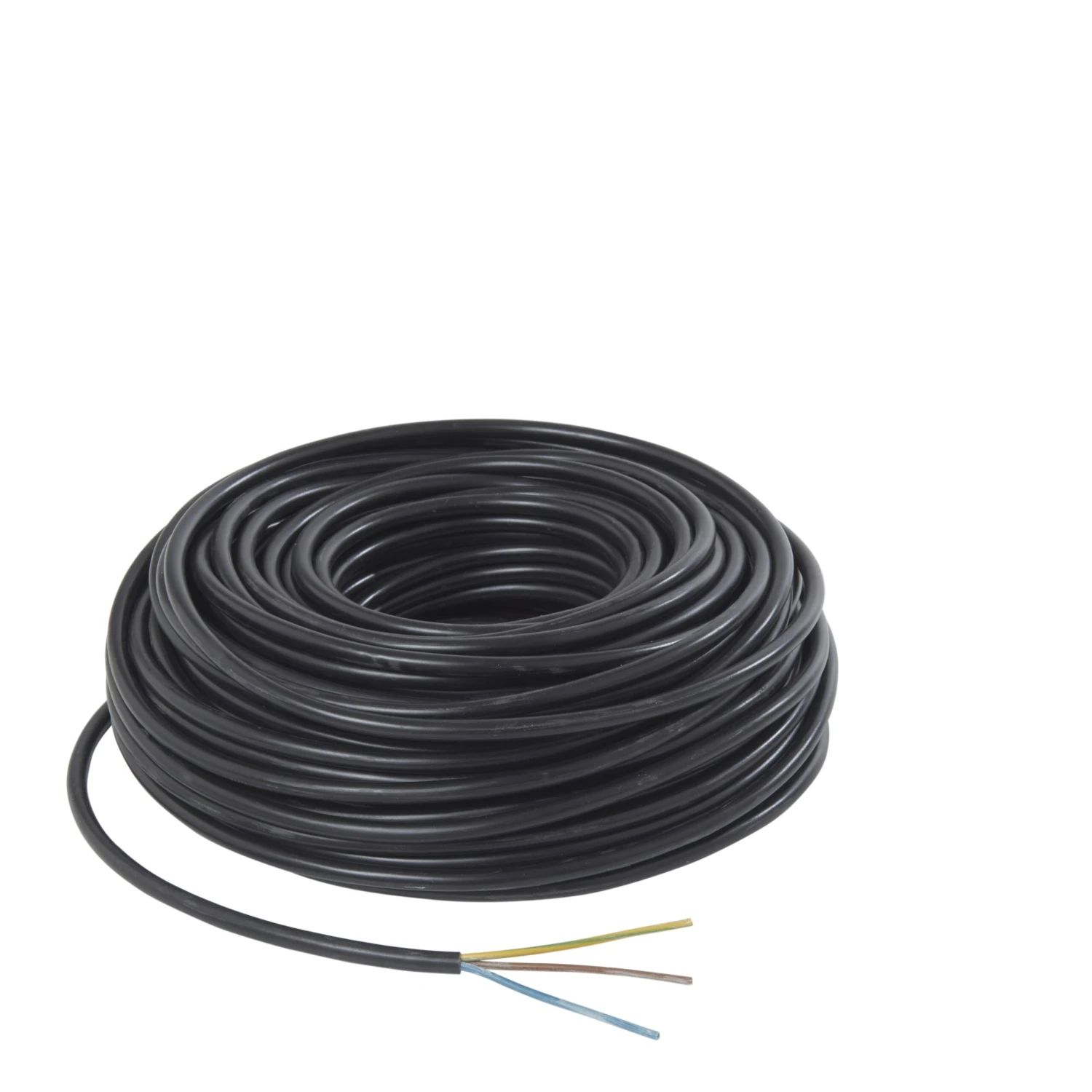 Time 3183Y Black Cable 1.5mm² X 50m 1 Time 3183Y Black Cable 1.5mm² X 50m