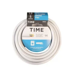 Time 3183Y White Cable 1.5mm² X 5m