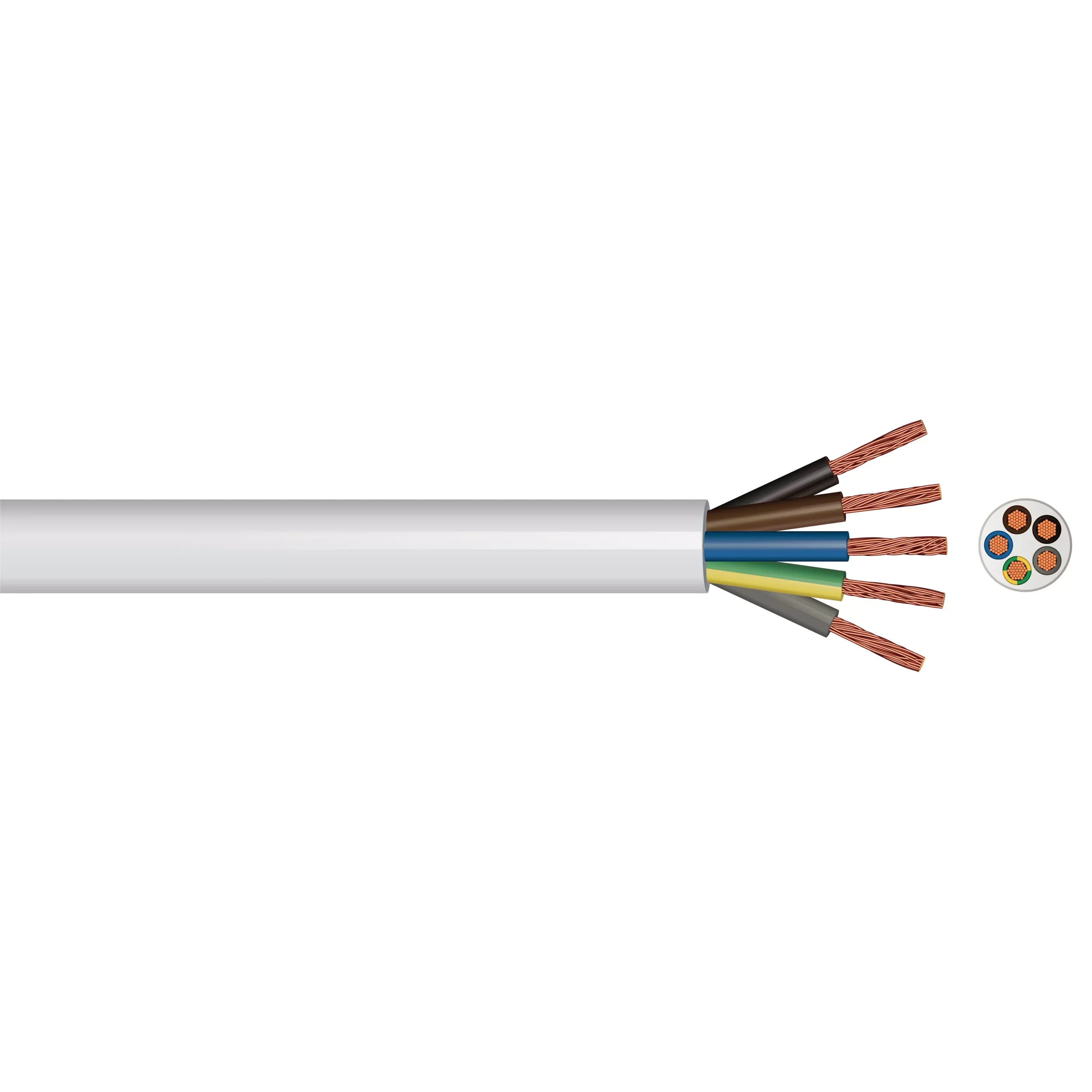 Time 3185Y White Cable 1mm² X 10m 3 Time 3185Y White Cable 1mm² X 10m - Image 3