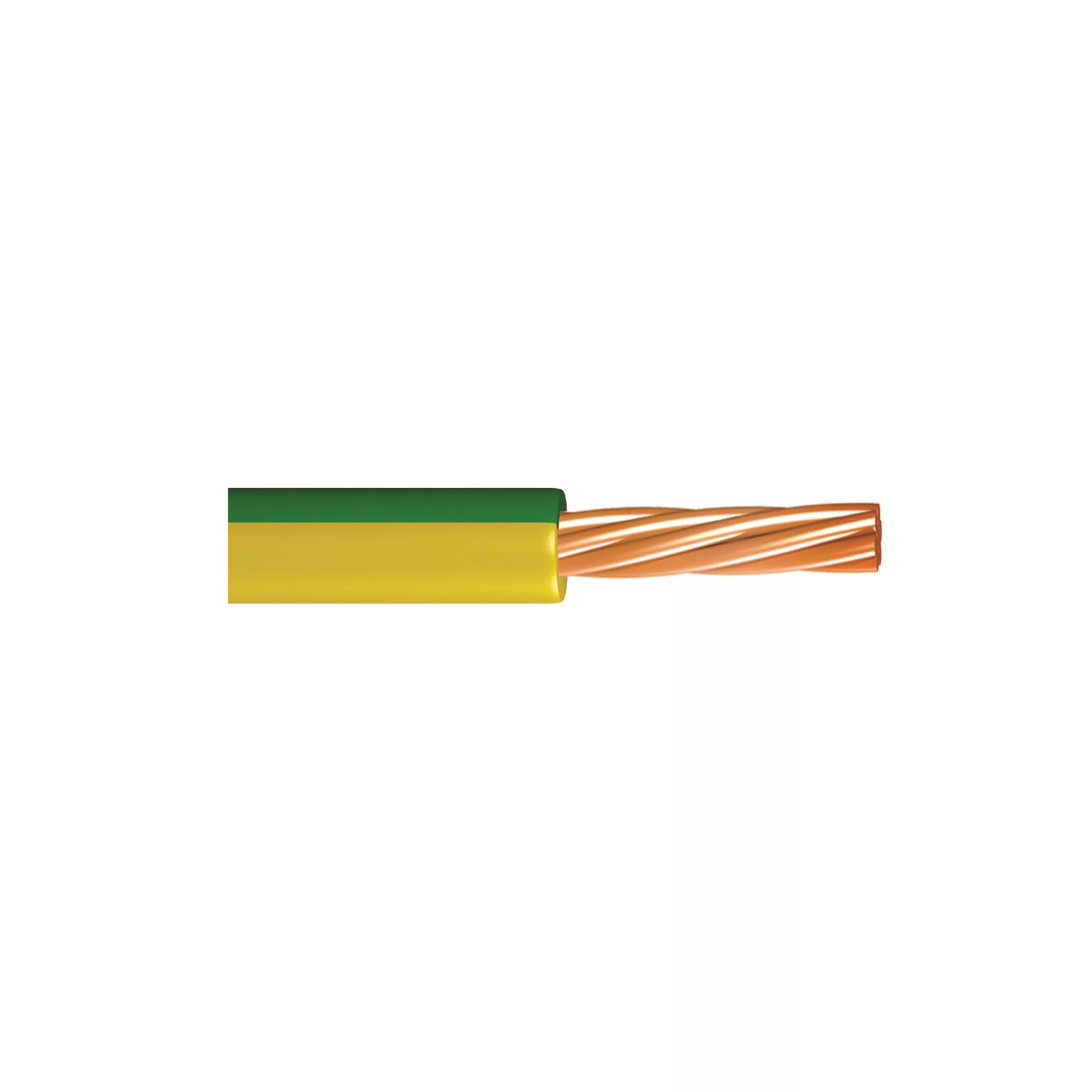 Time 6491B 10mm² Green & Yellow Single Core Conduit Cable, 25m 1 Time 6491B 10mm² Green & Yellow Single Core Conduit Cable, 25m