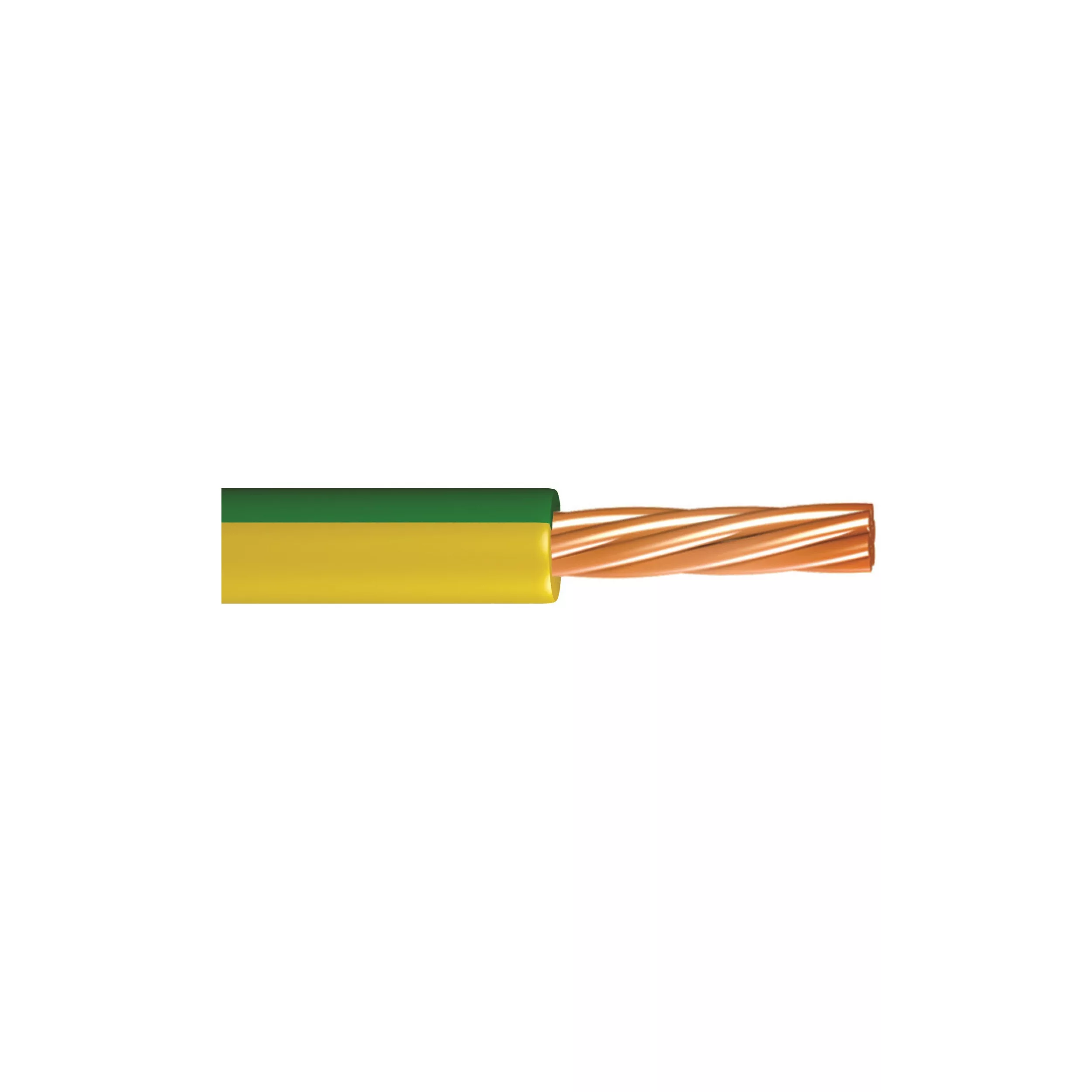 Time 6491B 10mm² Green & Yellow Single Core Conduit Cable, 50m 1 Time 6491B 10mm² Green & Yellow Single Core Conduit Cable, 50m