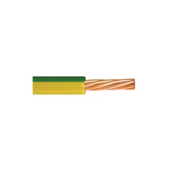 Time 6491B 4mm² Green & Yellow Single Core Conduit Cable, 100m