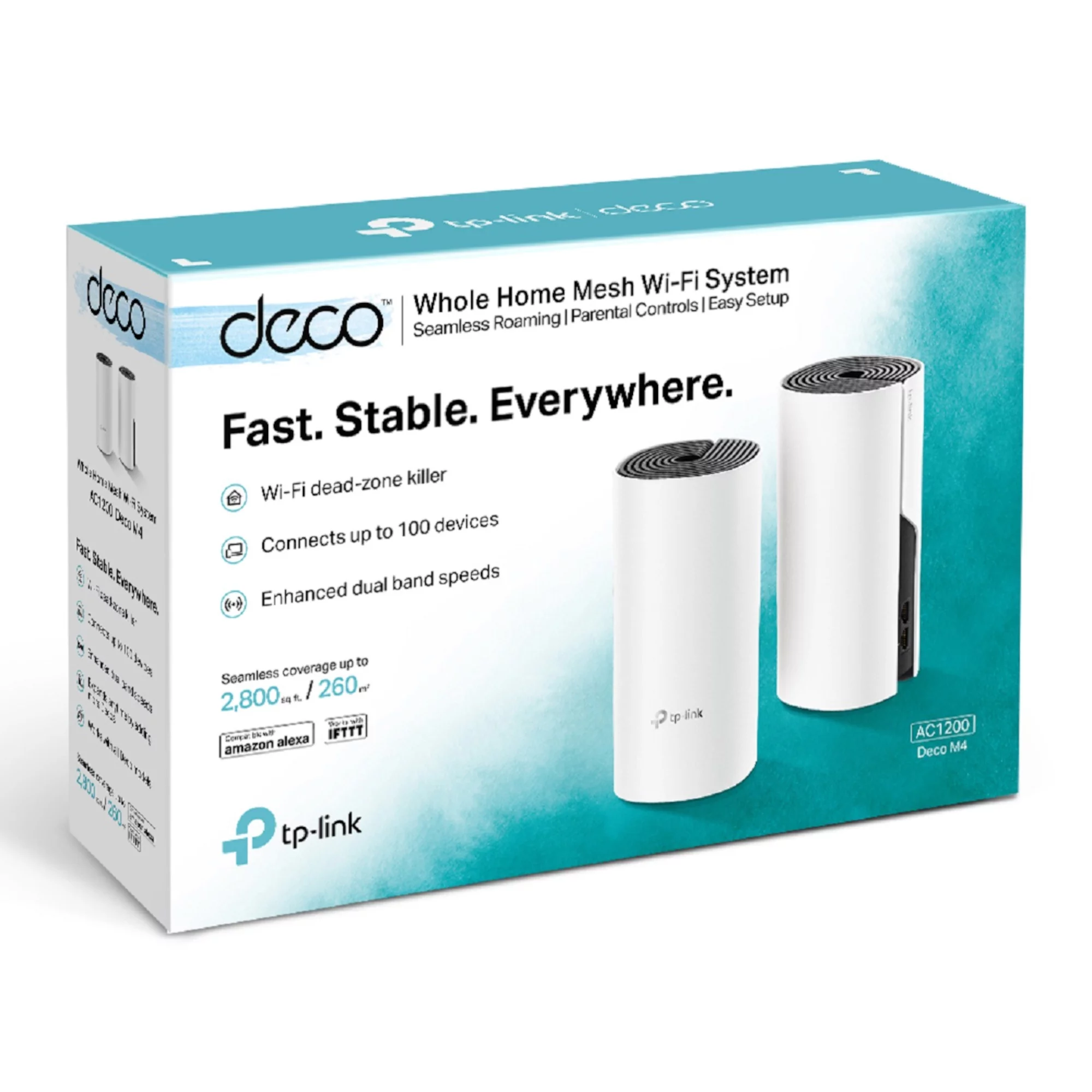 TP Link Deco M4 Dual-band Whole Home WiFi System, Pack Of 2 7 TP Link Deco M4 Dual-band Whole Home WiFi System, Pack Of 2 - Image 7