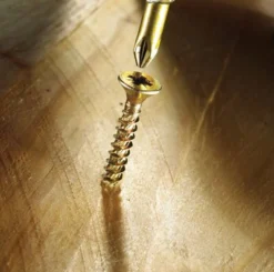 TurboGold Yellow-passivated Carbon Steel Screw (Dia)5mm (L)90mm, Pack Of 100 -Master Yale Shop turbogold yellow passivated carbon steel screw dia 5mm l 90mm pack of 1005052931650484 01i