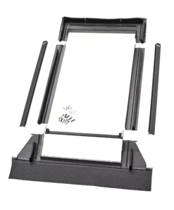 Velux Anthracite Aluminium Tile Flashing, (L)1.18m (W)1.14m