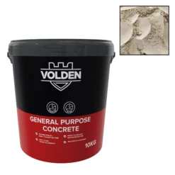 Volden General Purpose Concrete, 10kg Tub - Requires Mixing Before Use