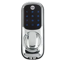 Yale Keyless Polished Chrome Effect Smart Digital Door Lock