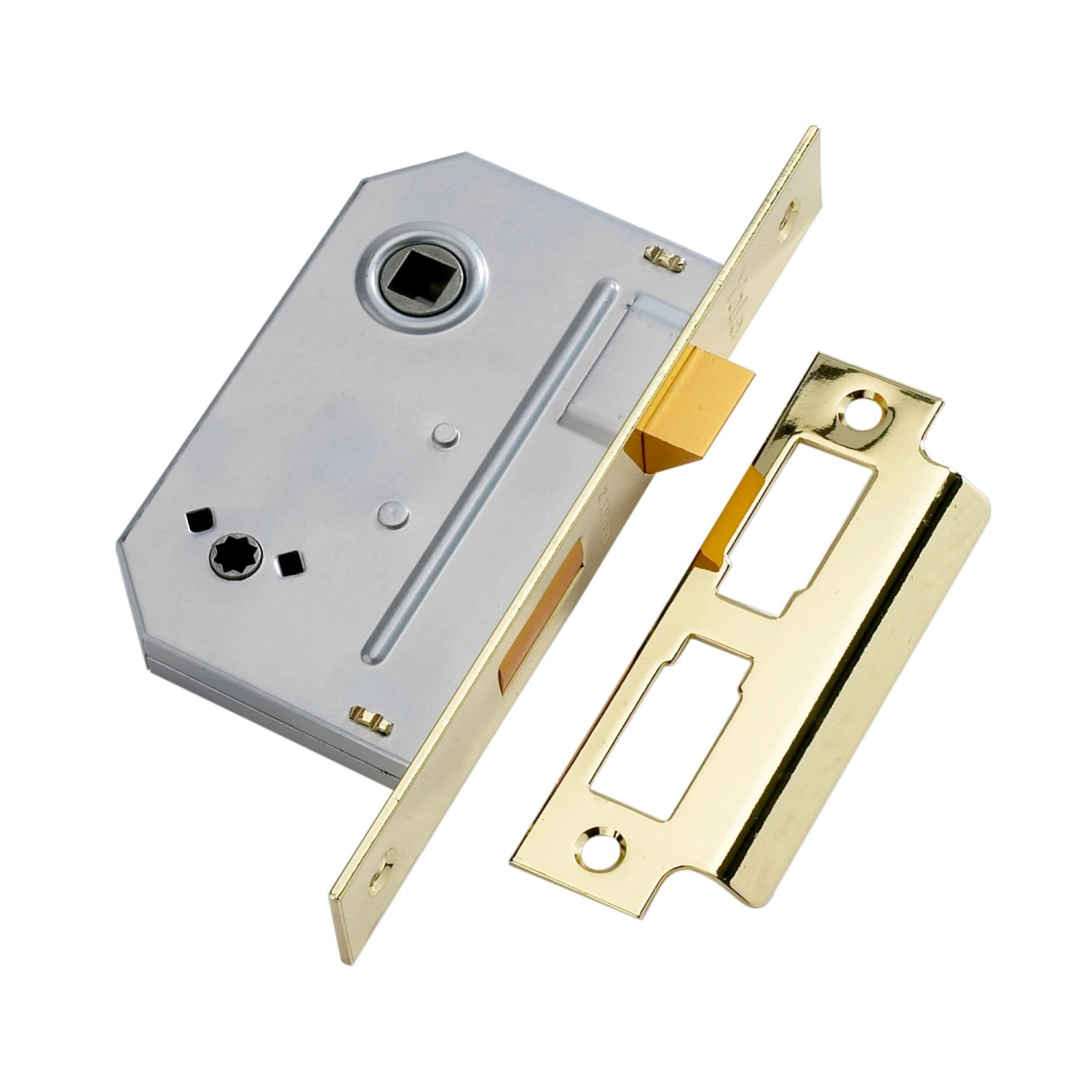 Yale P-M236-PB-63 64mm Polished Brass Effect Brass 2 Lever Deadlock 1 Yale P-M236-PB-63 64mm Polished Brass Effect Brass 2 Lever Deadlock