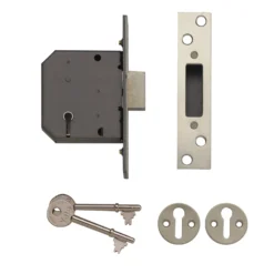 Yale P-M552-CH-65 64mm Polished Metal 5 Lever Deadlock