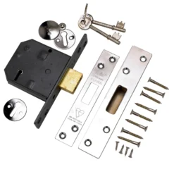 Yale P-M562-CH-80 76mm Polished Metal 5 Lever Deadlock