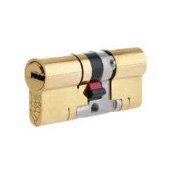Yale Platinum Brass Single Euro Cylinder Lock, (L)70mm